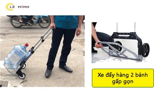 Xe đẩy hàng H-0036 rất dễ sử dụng