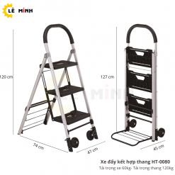 Xe đẩy hàng - Cầu thang xếp HT-0080
