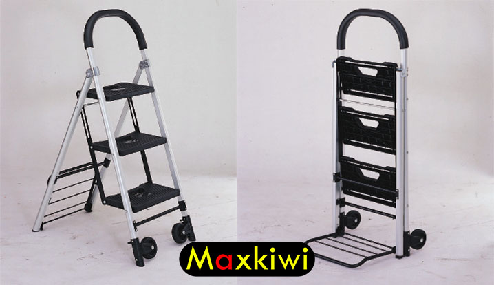 Xe đẩy kết hợp thang xếp