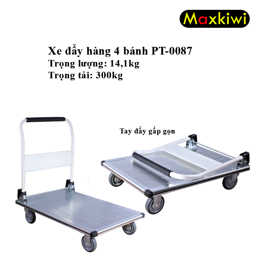 Xe đẩy hàng 4 bánh PT-0087