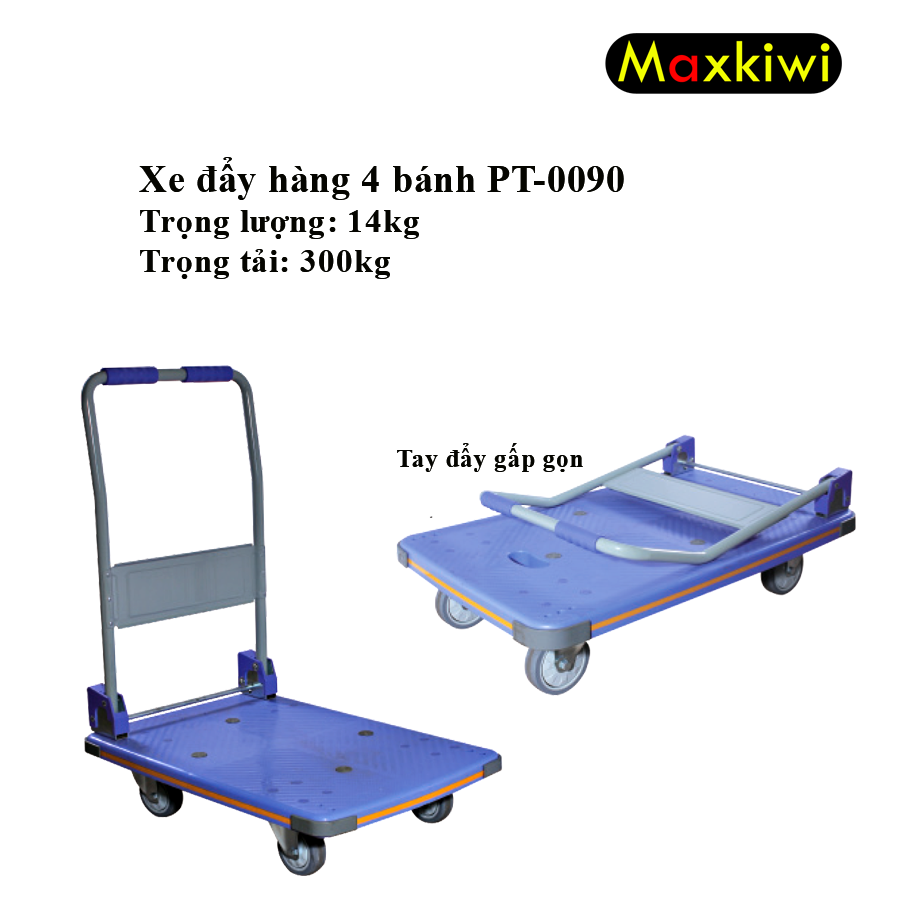 Xe đẩy hàng 4 bánh PT-0090