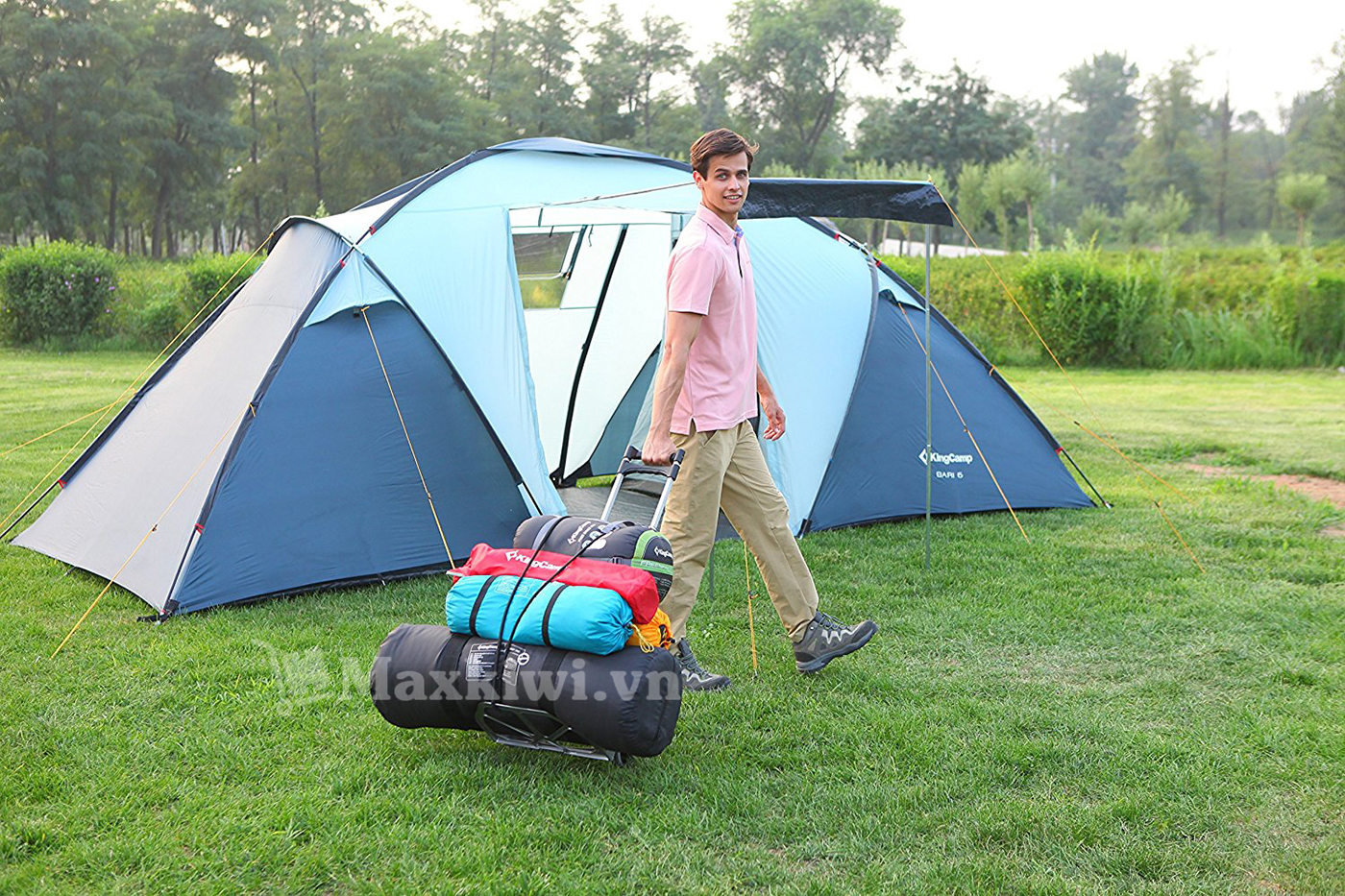 Xe đẩy hàng mini gấp gọn