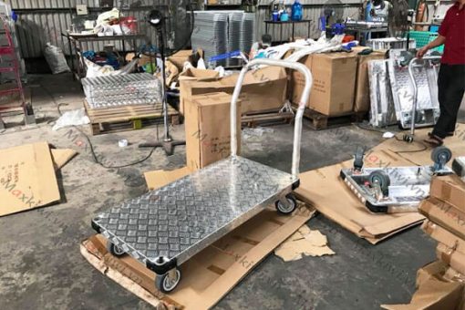 Xe đẩy hàng sàn nhôm tải trọng lên đến 1200 kg