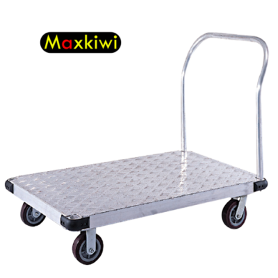 Xe đẩy hàng 4 bánh sàn nhôm PT-0109