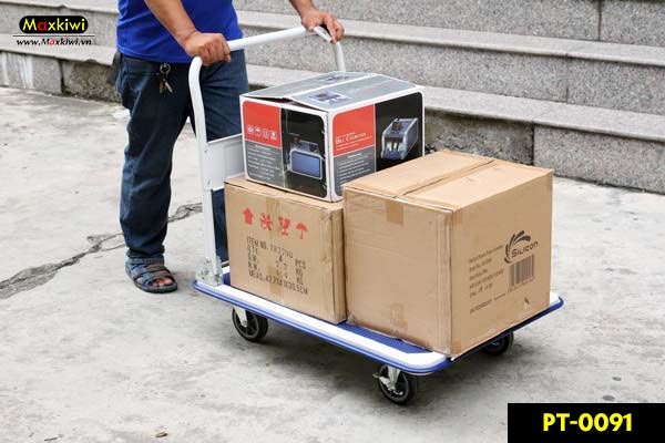Sửng dụng xe đẩy hàng