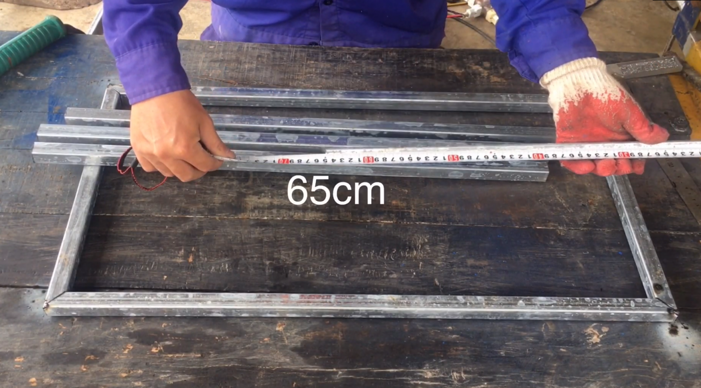 4 thanh Thép 65cm không vạt góc