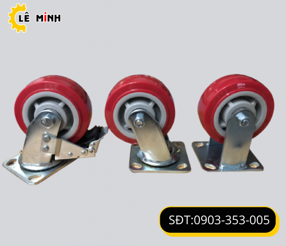 Bánh có nhiều phân loại: Đứng / Xoay / Khóa