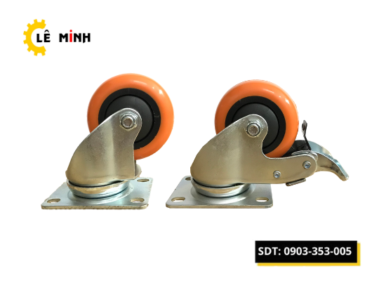 Bánh xe đẩy hàng PP Cam