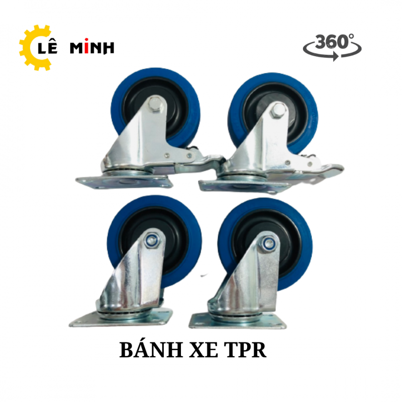 Bánh xe TPR chống ồn