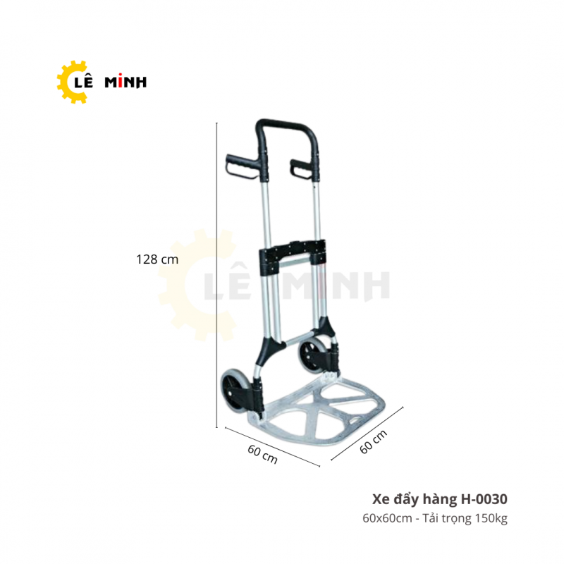 Xe kéo đẩy hàng gấp gọn H-0030