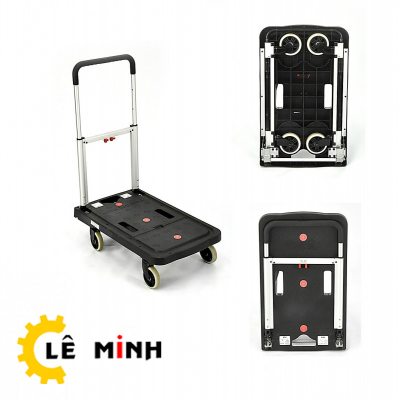 Xe đẩy hàng 4 bánh gấp gọn PT-0096B