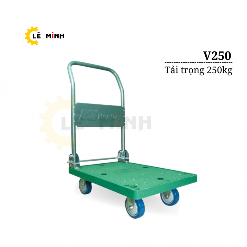 Xe đẩy hàng 4 bánh HERDAR V250