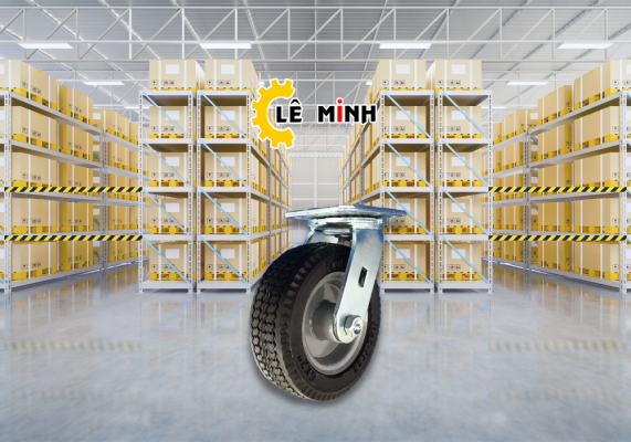 xe đẩy hàng bánh hơi